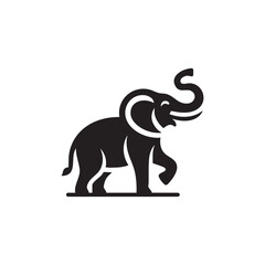 Obraz premium roaring elephant mascot logo vector illustration