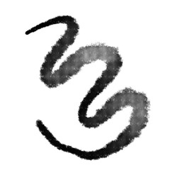 Fototapeta premium Abstract Black Ink Brush Stroke
