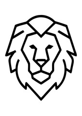 Royal Lion Logo – Minimal Vector Emblem for Branding

