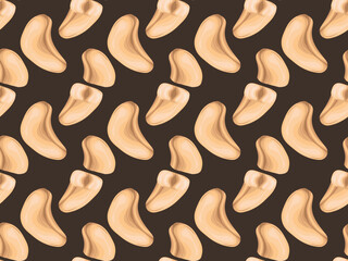 mete nut baked kacang roasted nature cartoon business harvest icon flat vegan cashew detail mede raw