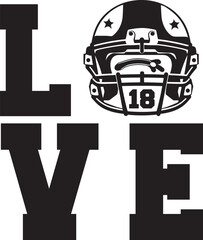 Football SVG PNG, Cut File