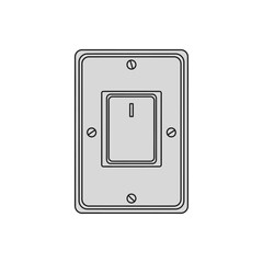 Light Switch Wall Mounted Electric Icon