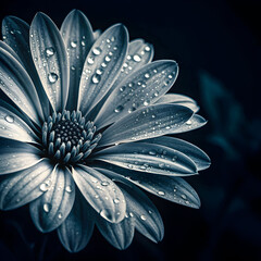 Hyper-detailed shot of a flower with layered petals, showing rich textures, vivid colors, and intricate natural details for a striking and realistic look.