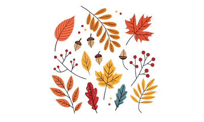 Obraz premium Autumn Fall Clipart Bundle