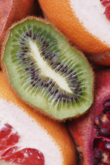 Brightly colored fruits displayed on a surface for enjoyment