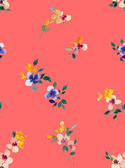Flowers pattern allover pattern all over abstract pattern