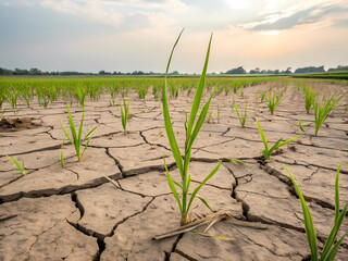 Rice Paddy Field generative AI
