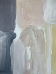 GRAY ABSTRACT MODERN ARTWORK