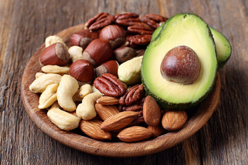 Healthy Fats from Nuts and Avocados