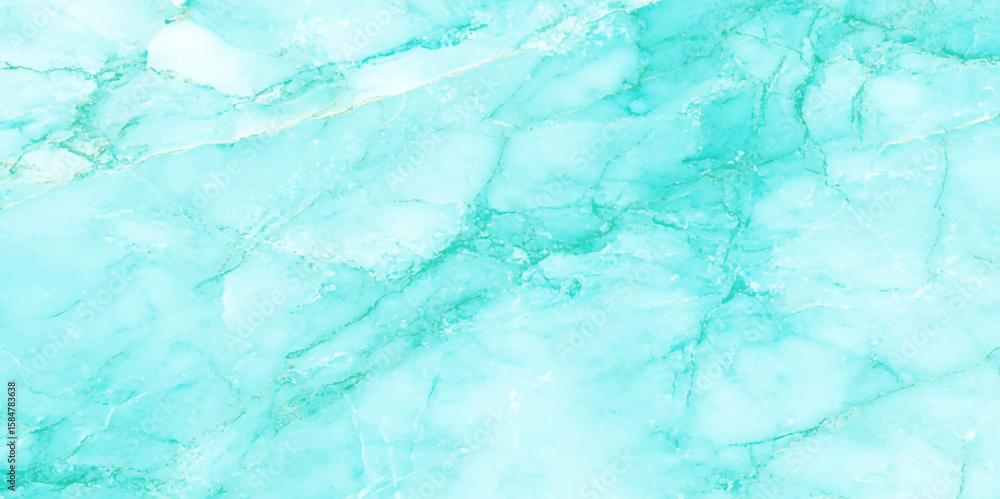 Poster showcases a smooth abstract surface with a predominantly light blue color scheme, it features a marb