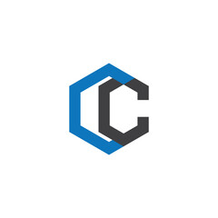 CC Letter Initial Logo Design, CC Monogram Logo, cc letter logo design