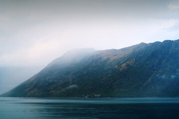 Montenegro Kotor Bay with medieval architecture