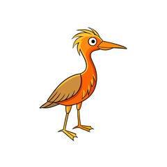 Creative Bittern Bird Vector Design