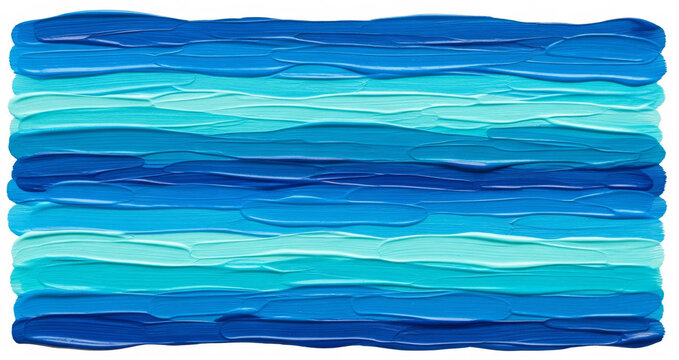 Abstract ocean stripes &ndash; horizontal blue brushstroke layers in marine tones

