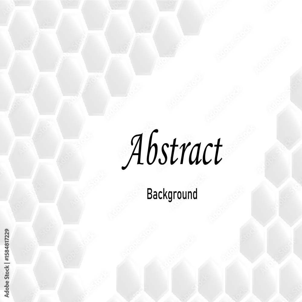 Poster abstract digital technology background featuring a geometric hexagon pattern, ideal for futuristic w