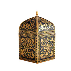 Ornate Golden Box: Intricate Design, Luxury Craftsmanship, Exquisite Detail