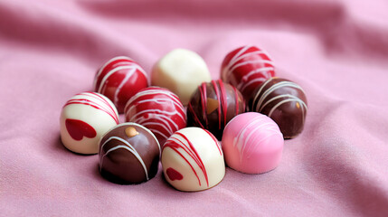 Fototapeta premium chocolate easter eggs in a basket
