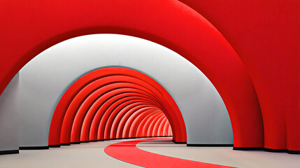 Obraz premium empty underground parking garage