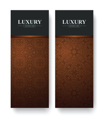 Fototapeta premium Luxury ornament pattern style card design