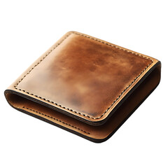 Handmade Leather Wallet: Rustic Brown Design