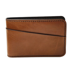Brown Leather Wallet: Minimalist Design, Premium Texture