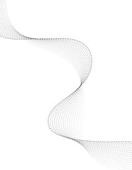 abstract vertical wave background vector illustration