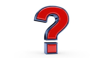 3d Red Question Mark Exclamation Point