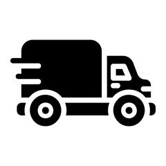 delivery truck Solid icon