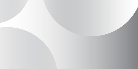 A minimalist abstract background featuring overlapping curves and circular shapes in various shades of gray, creating a smooth gradient and subtle depth eps 10