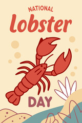 National Lobster Day Illustration