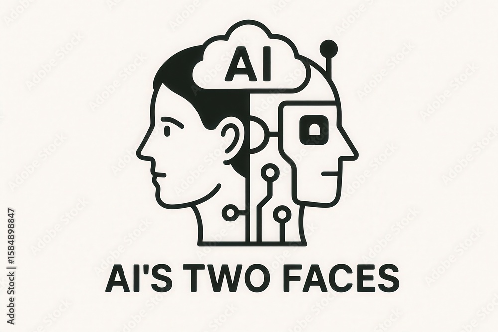 Poster duality of intelligent design exploring the convergence of human thought and artificial cognition in