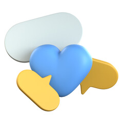 Inner Voice 3D Icon Colorful Style
