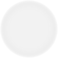 Abstract black sphere with soft white edges and gradient transition