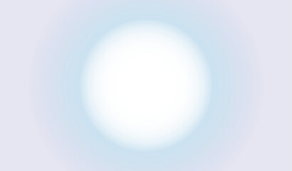 Radiant blue gradient sphere with soft white center