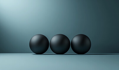 3D abstract visuals and futuristic elements isolated on black, designed for versatile commercial use across technology, minimal, sci-fi, and eco concepts