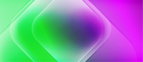 Abstract gradient background. Vivid colors blend, creating smooth transitions. Shapes suggest depth, light interplay. Modern design element.