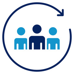 Agile Team Icon Element For Design