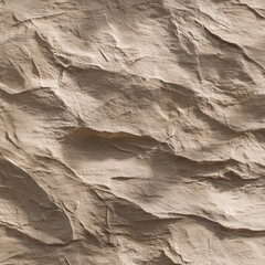 Naklejka premium Natural Textured Surface of Beige Stone with Ridges and Valleys