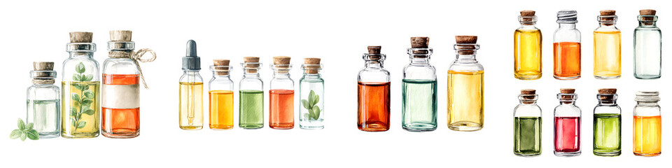 Watercolor Essential Oils Collection: Beauty and Wellness