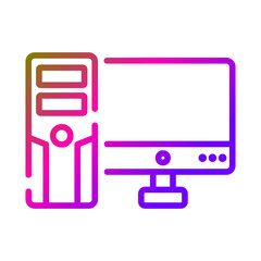 Fototapeta premium Computer icon