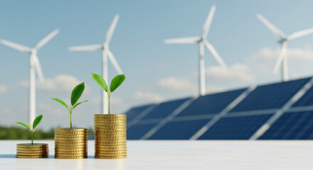 Green Energy Investment Growing Profits with Solar, and Wind Power.