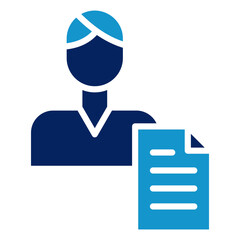 Customer Profile Icon Element For Design