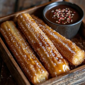 mexican churros rellenos filled with caramel video