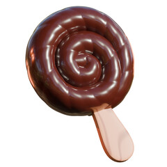 Chocolate Lolipop 3D icon