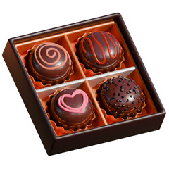 Chocolate Truffle 3D icon