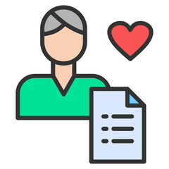 Behavior Data Icon Element For Design