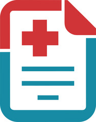 Obraz premium Abstract geometric composition with vibrant color palette and clean lines