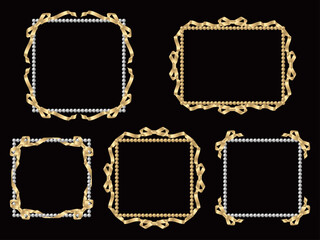 リボン、パールF、7白金B