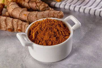 Indian spices - Curry powder heap