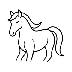 Obraz premium horse vector illustration